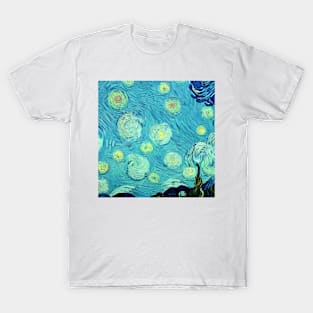 Van Gogh Style Pattern T-Shirt